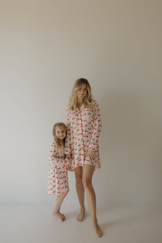 Toddler Bamboo Sleeping Dress | Cherry Orchard