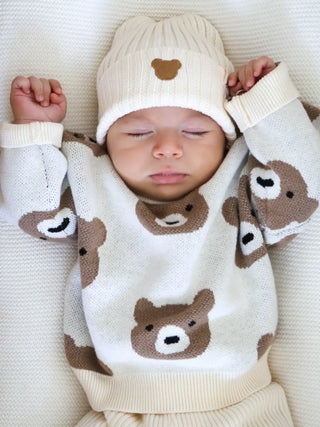 Little Bear Jacquard Sweater