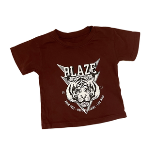 Legacy Tee | Brave Tiger Tee in Raisin