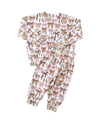 Jogger Set | Mocha Bows