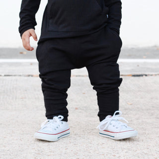 HAREM PANTS- Midnight Black