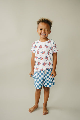 Cargo Shorts Set | Patriotic Vibes
