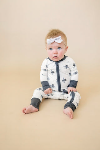 Batty for Bedtime Bamboo Zippy Romper