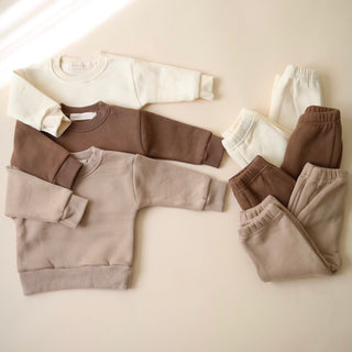Fleeced Sweat Set