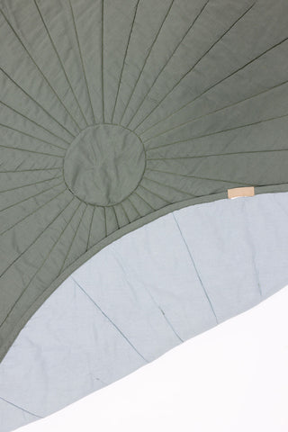Acadian/Dove - Linen Quilted Playmat