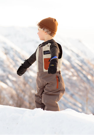 Waterproof Snow bib for youth and toddler