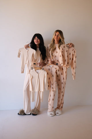 Bamboo Zip Pajamas | Sadie Stripe