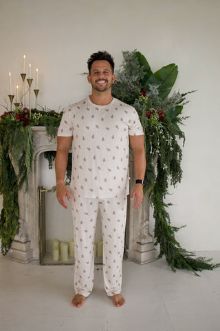 Men's Short Sleeve Pajamas | Gingersnap