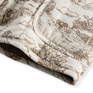 Country Toile Quilted Vest