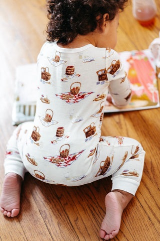 Picnic Organic Cotton Zipper Pajama