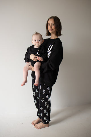 Women's Sweat Set | Midnight Skelly