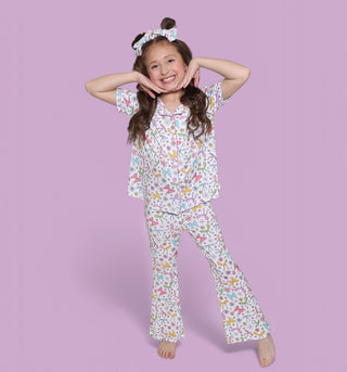 BOW GARDEN DREAM GIRL'S FLARE SET