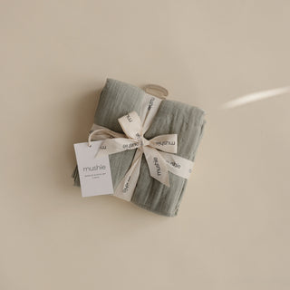 Organic Cotton Muslin Cloths 3-Pack