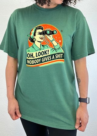 Funny Retro Woman Unisex Bamboo/Cotton Graphic T-Shirt