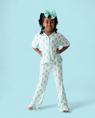 BLUE RIBBON BLOOMS DREAM GIRL'S FLARE SET
