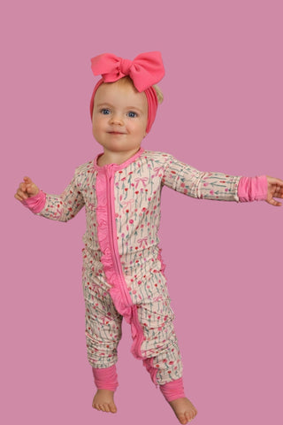 BLOOMS & BOWS DREAM RUFFLE ROMPER