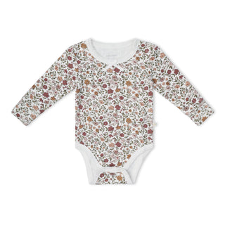 Organic Bodysuit & Foldover Pants Set - Woodland Sprig