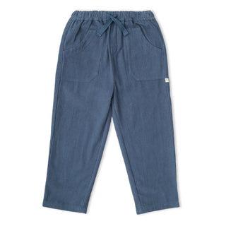 Organic Corduroy Pants - Navy