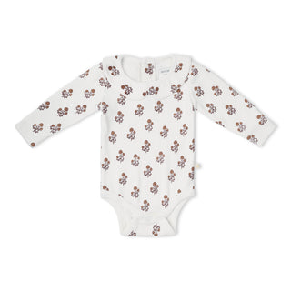 Organic Ruffle Collar Onesie & Pants Set - Loom