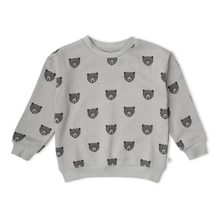 Organic Fleece Sweatshirt - Woodland Bear
