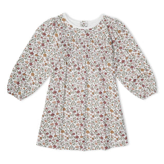 Organic Smocked Sundress - Woodland Sprig