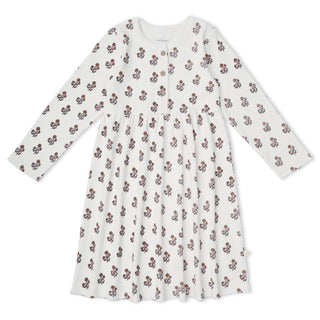 Organic Buttoned Dress - Loom