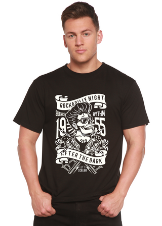 Rockabilly Night Spun Bamboo® Men's Bamboo Viscose/Organic Cotton Short Sleeve Graphic T-Shirt