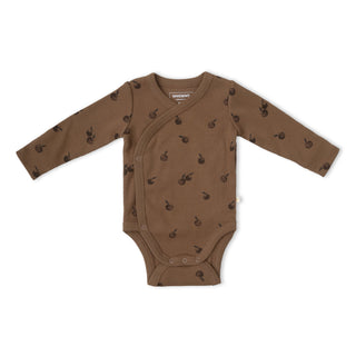 Organic Kimono Onesie & Pants Set - Apple
