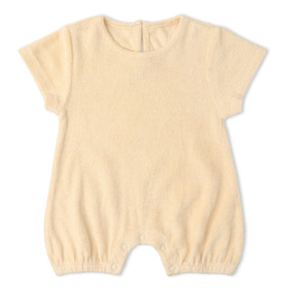 Organic Short Romper - Butter Yellow