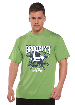 Brooklyn Health Club Men's Bamboo Viscose/Organic Cotton Short Sleeve Graphic T-Shirt