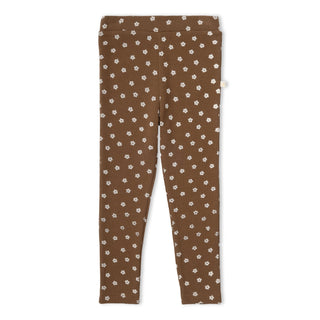 Organic Legging Set of 2 - Chestnut Bloom + Brown