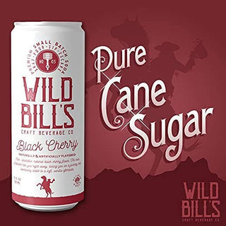 Black Cherry - Premium Cane Sugar Soda Can