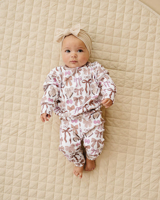Jogger Set | Mocha Bows