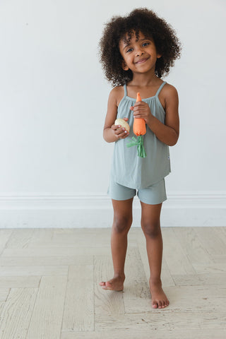 Sage (ribbed) - Tank Short Set