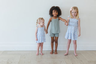 Sage (ribbed) - Tank Short Set