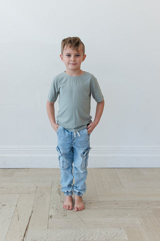 Sage (ribbed) - Everyday Tee