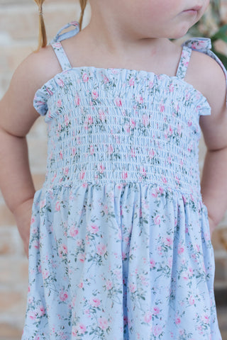 Eloise - Smocked Diaper Dress Set