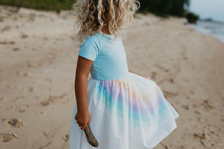 Pastel Blue Rainbow Dress