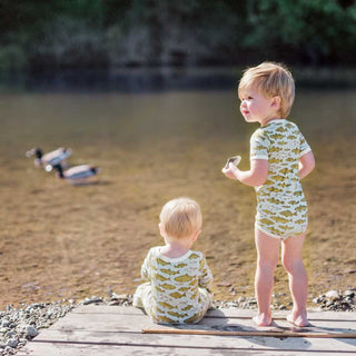 Tutu Elephant Bamboo Short Sleeve One Piece