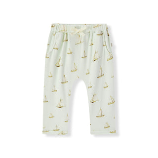 Sailboat Melody Organic Cotton Jogger Pants