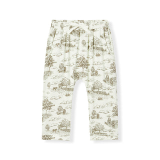 Country Toile Luxe Stretch Jogger Pants