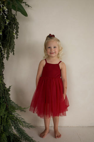 ff Tutu Dress | Cranberry