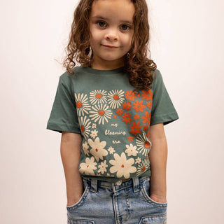 My Blooming Era Toddler Tee - Basil