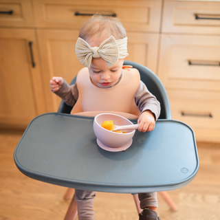 Mustard Suction Bowl and Spoon Set