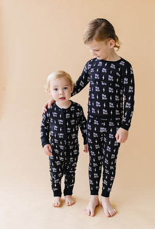Bamboo Zip Romper | Little Bro