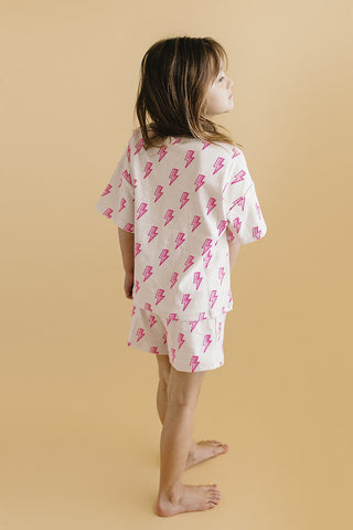 Shorts Set | Pink Bolts