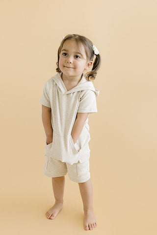 Cargo Shorts Set | Oatmeal