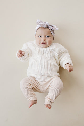 Chunky Knit Sweater | Milk