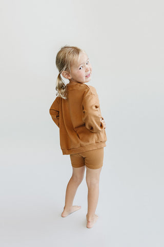Biker Shorts Set | Brown