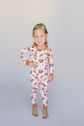 Bamboo Two Piece Set | Pumpkin Spice